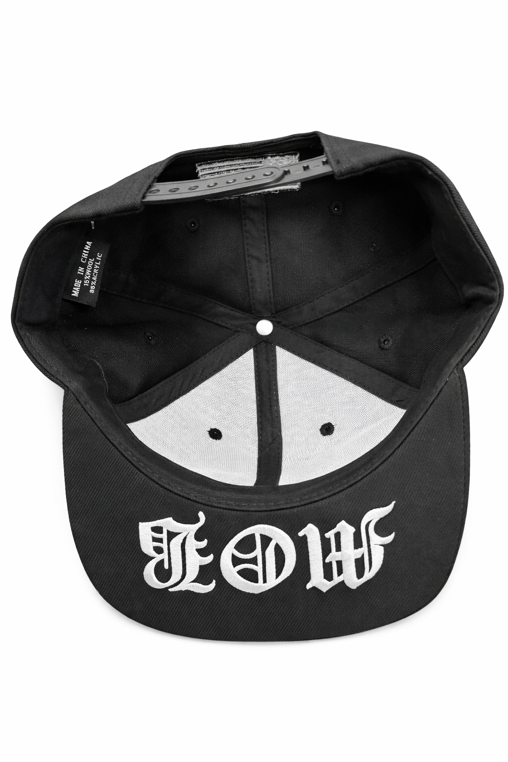 A$AP WORLDWIDE SNAPBACK HAT BLACK - A$AP MOB