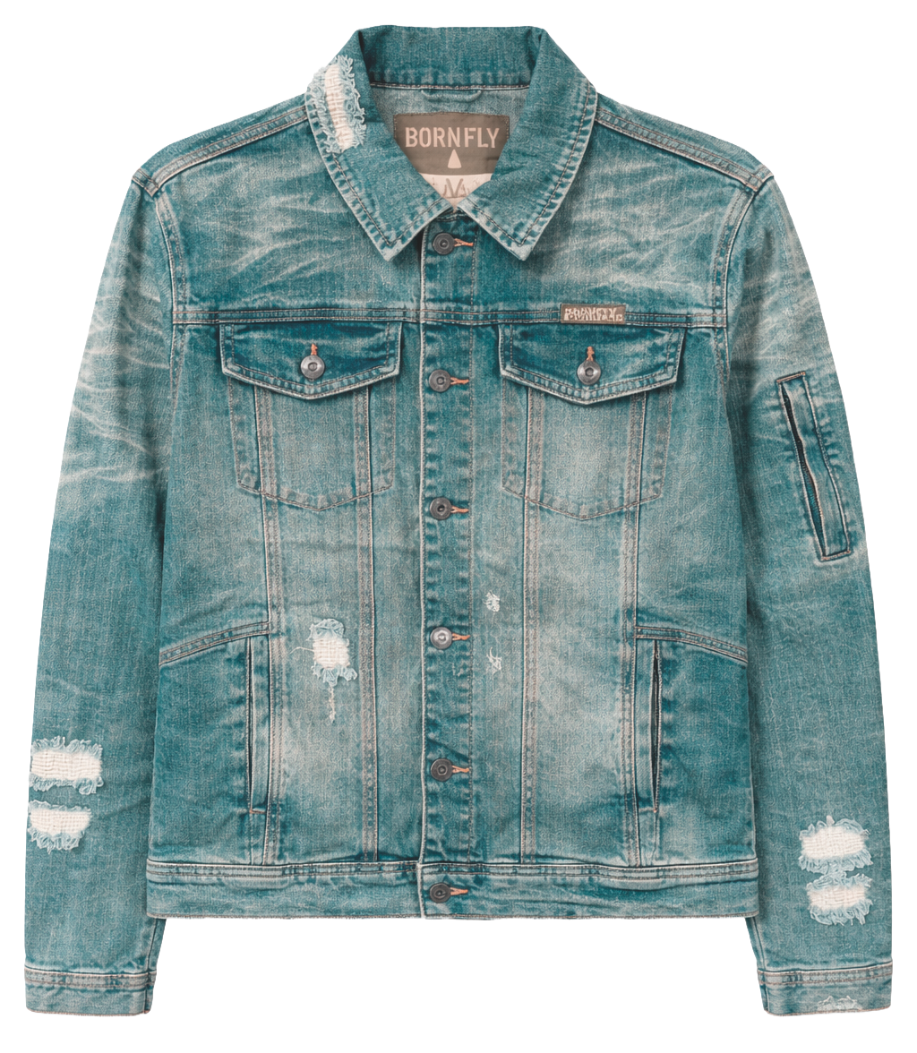 BORN FLY PREMIUM ASSORTED DENIM JACKETS ASST - BFDJKTA