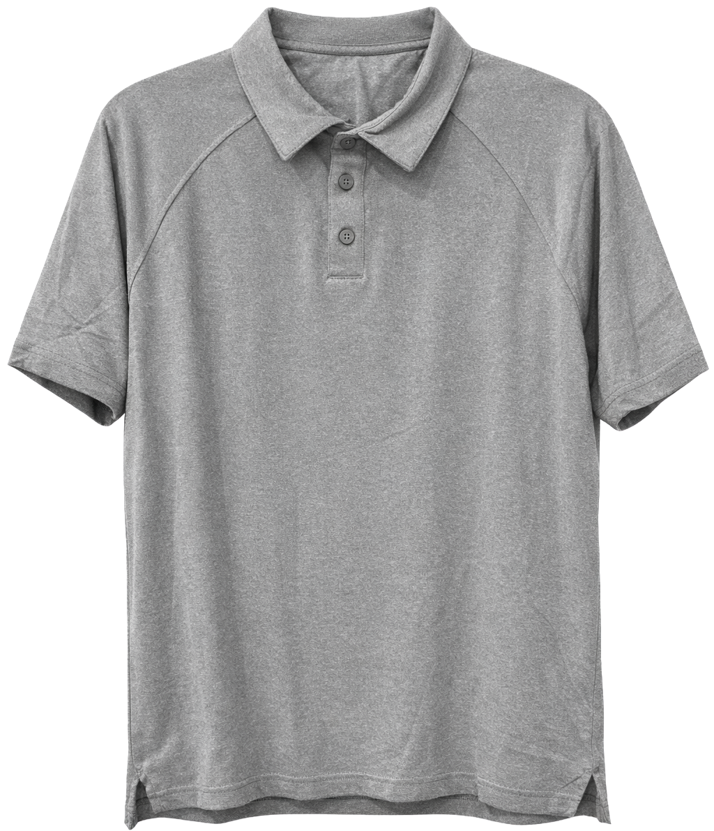 PTO S/S POLO SHIRT CHARCOAL - NRDK75-F23