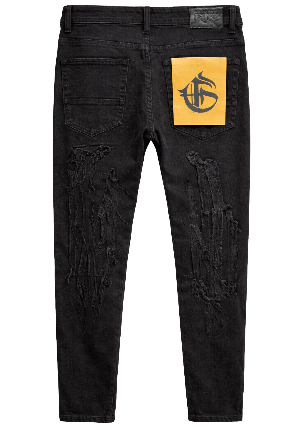 GFTD LA PAIN SKINNY JEANS BLACK - GFDSS25-24