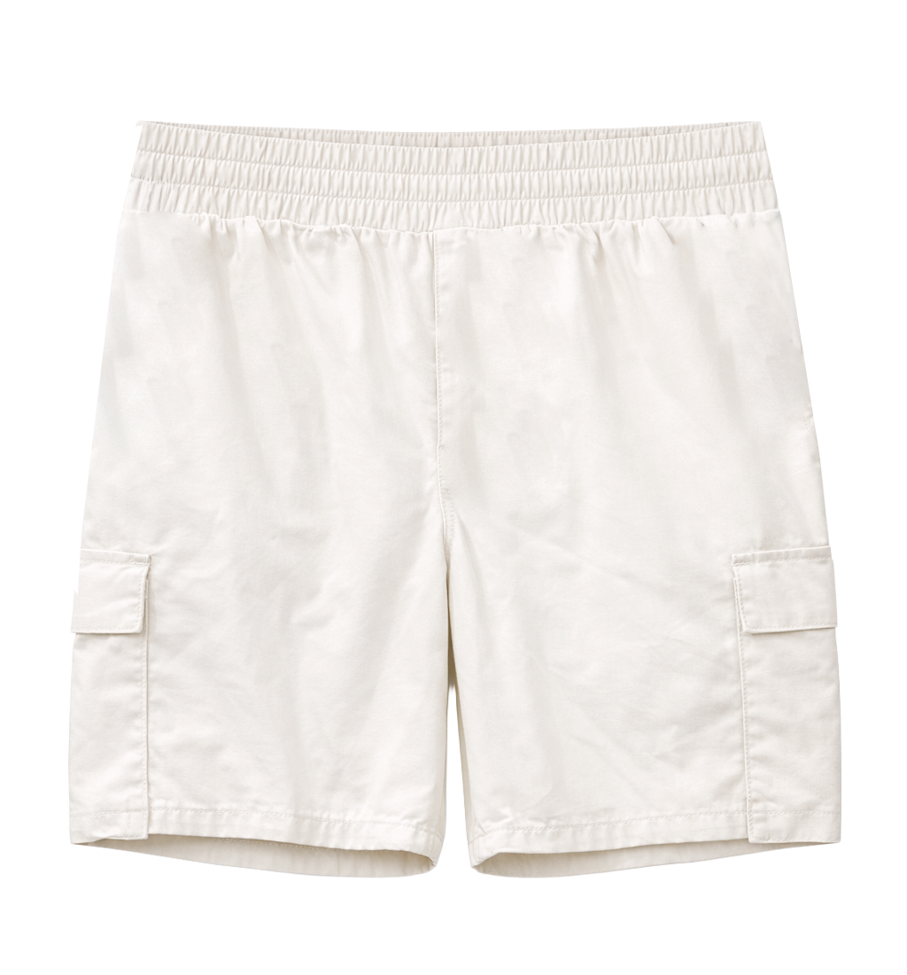 JAY WALKER CARGO SHORTS CREAM - JWCSHT01