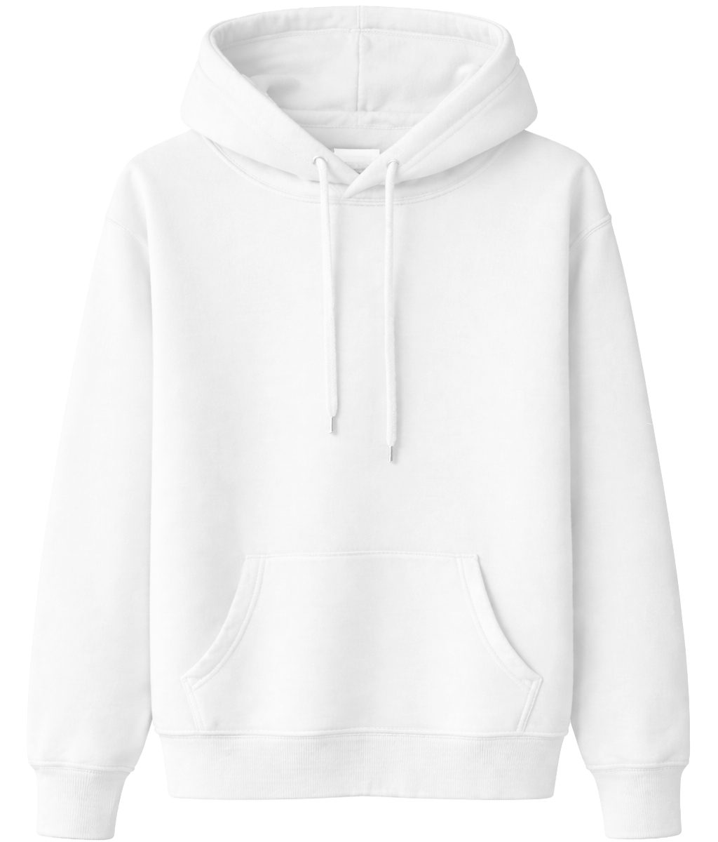CROOKS & CASTLES BLANK HOODIE WHITE - BLANKS