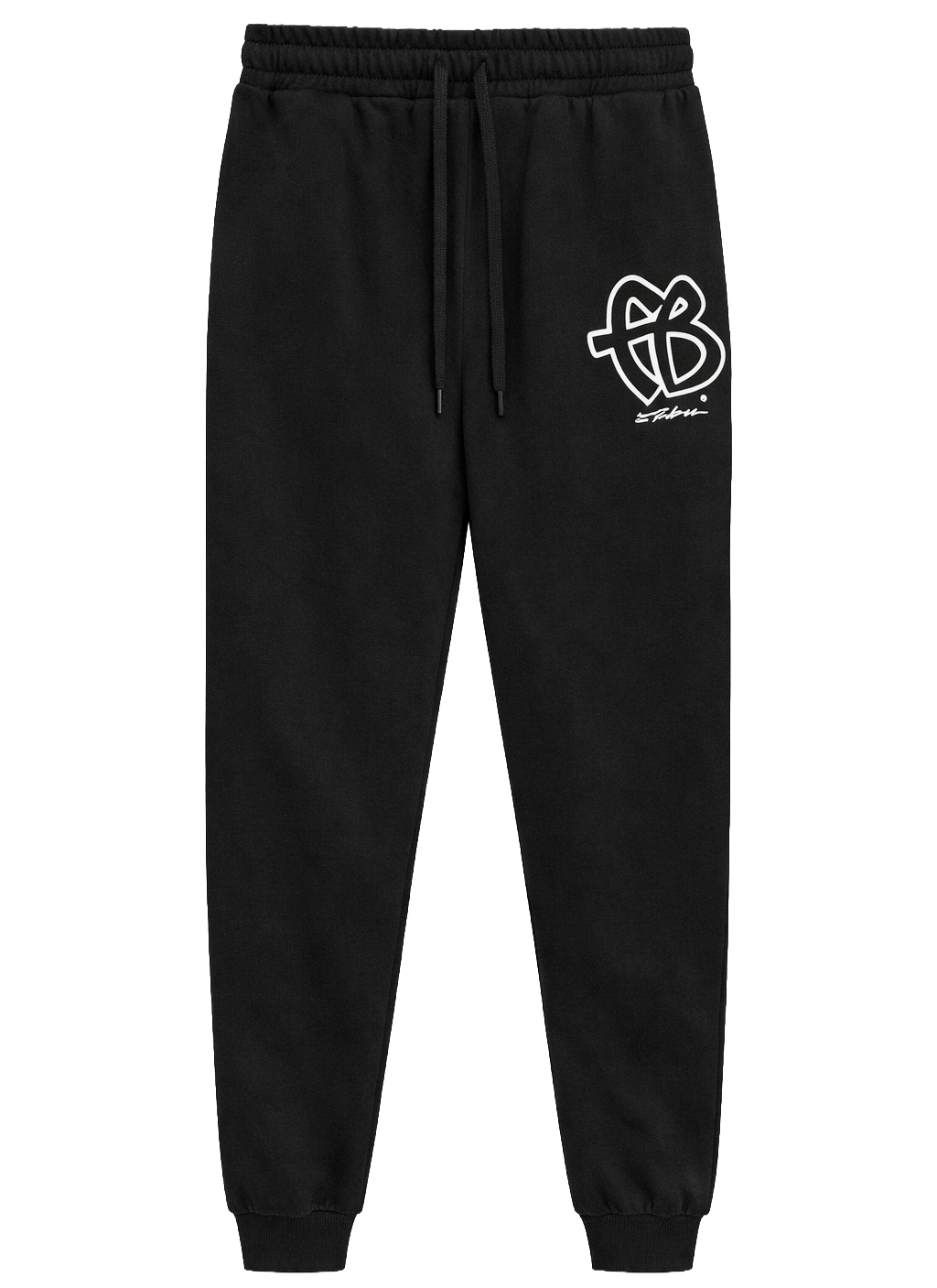 LICENSED FUBU LOGO JOGGER SWEATPANT BLACK - 2FUBU007Q