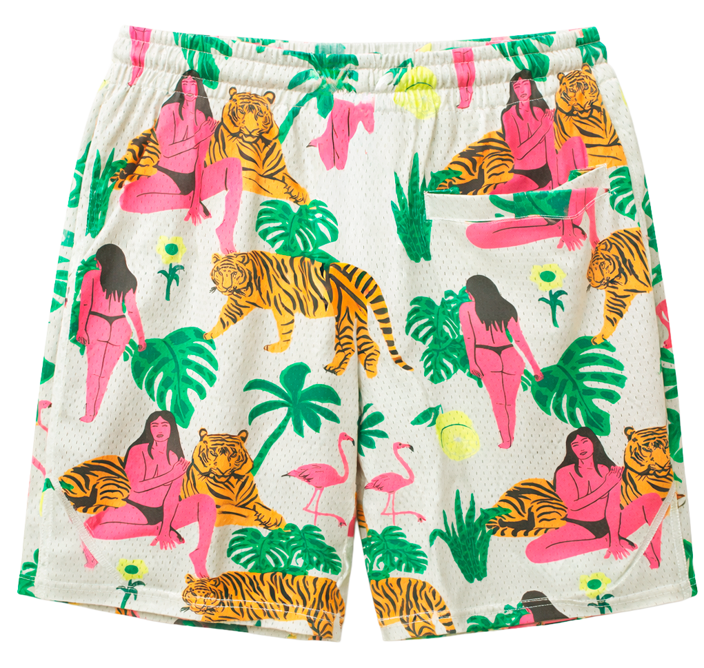 VIBRA URBANA JERSEY BASKETBALL SHORTS MULTI - SHUVKIT