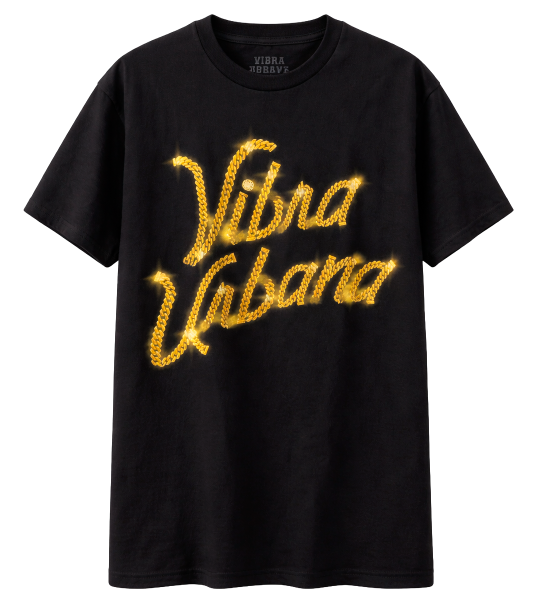 VIBRA URBANA LOGO T-SHIRT BLACK - SSVUGLD