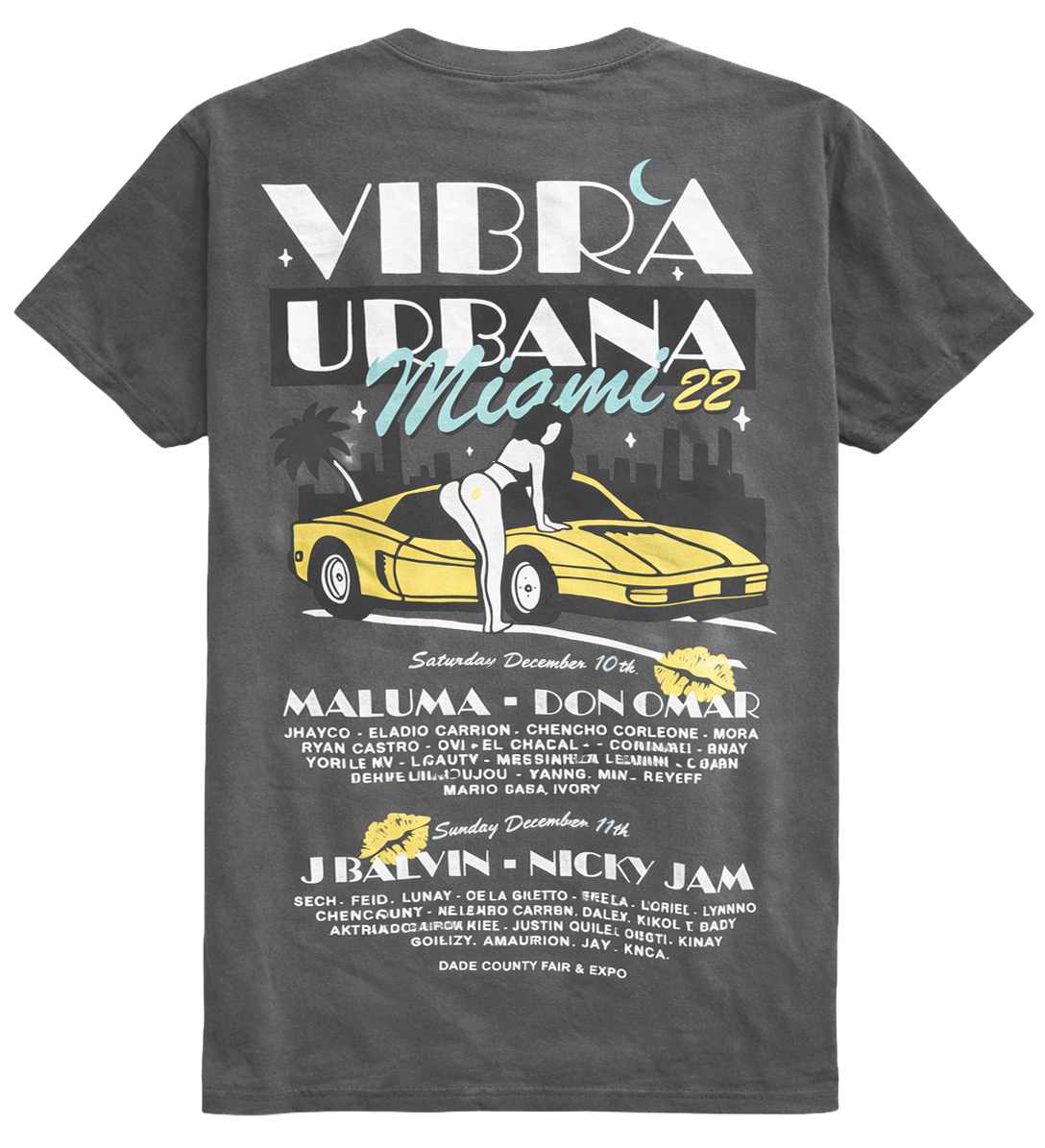 VIBRA URBANA MIAMI T-SHIRT BLACK - SSUVSO
