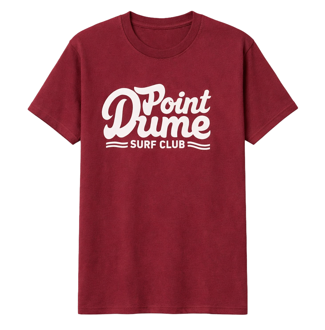 MELROSE PLACE GRAPHIC T-SHIRT BURGUNDY - POINT DUME