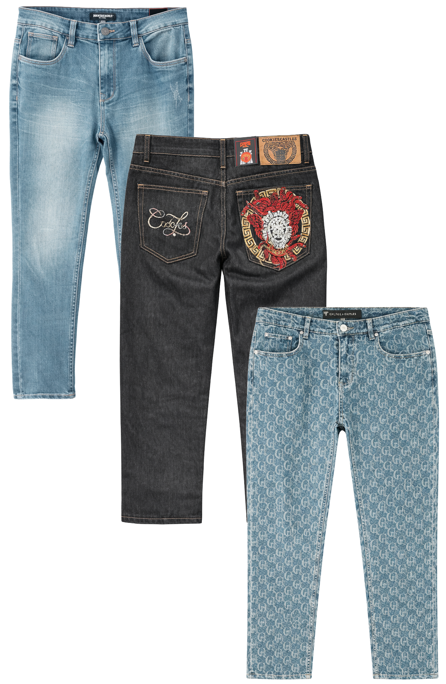 CROOKS & CASTLES ASSORTED DENIM JEANS ASST - CCJNSA