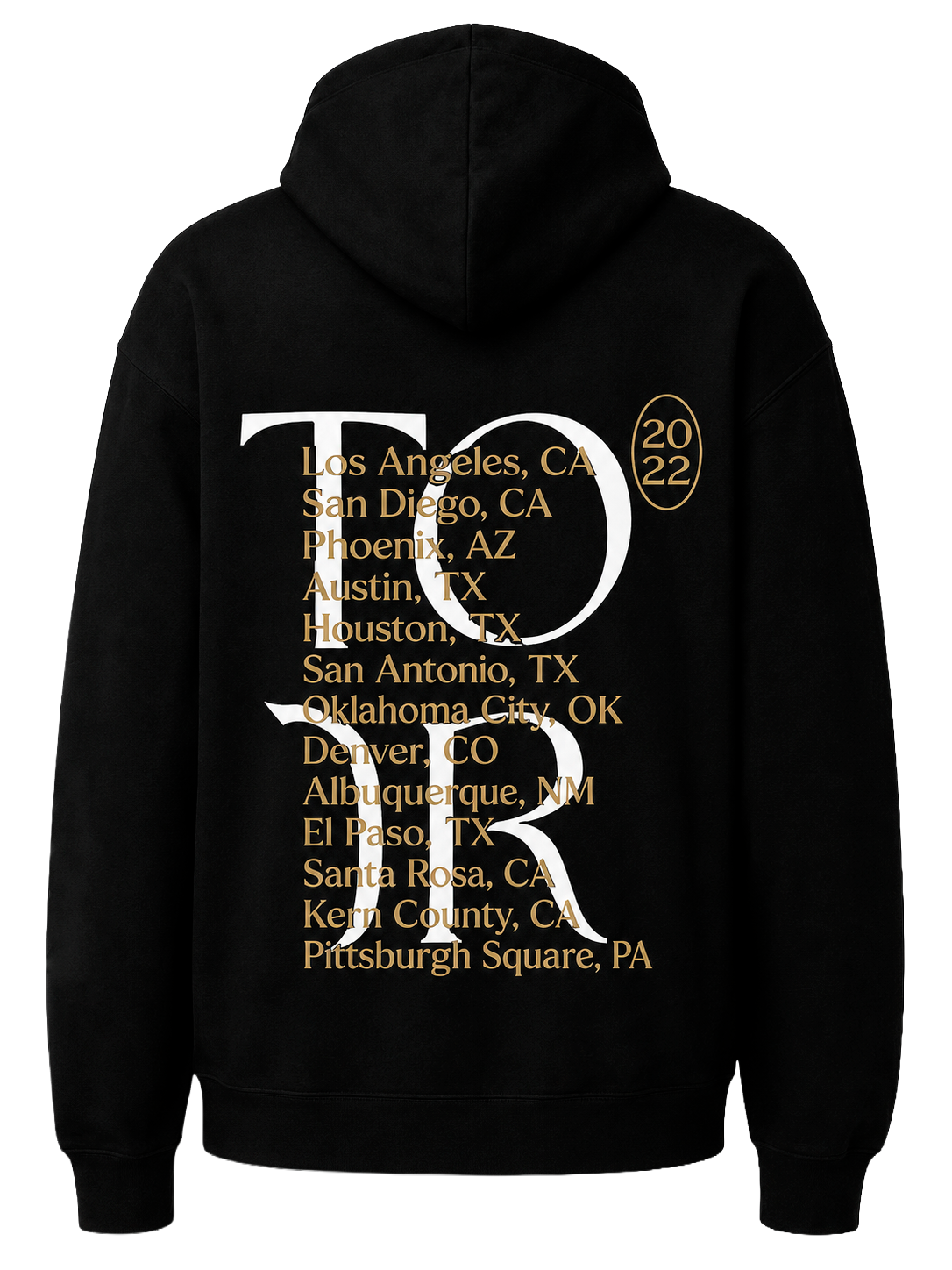 CARLA MORRISON TOUR HOODIE BLACK - CMH26