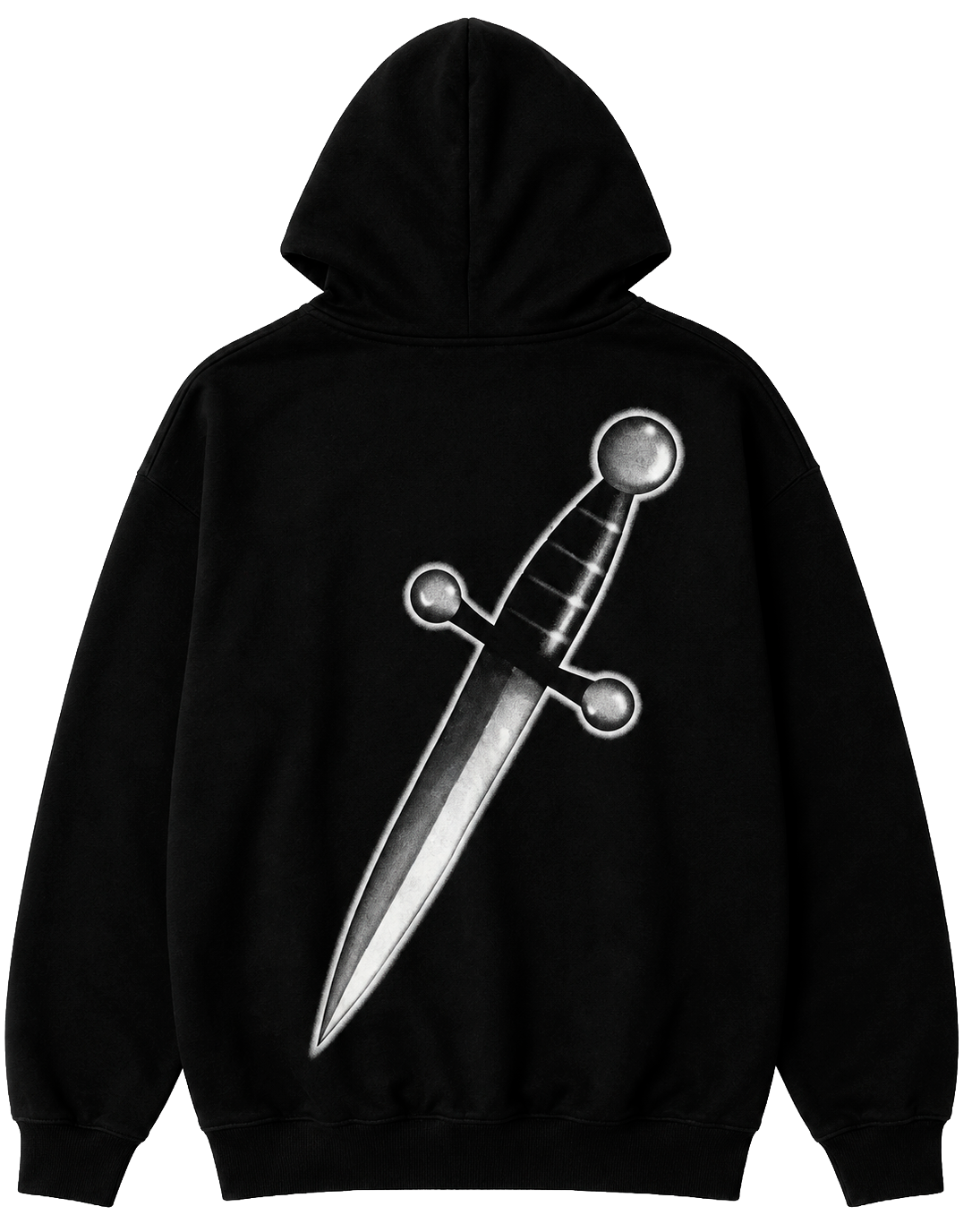 LICENSED DDG LOGO HOODIE BLACK - D4R26A