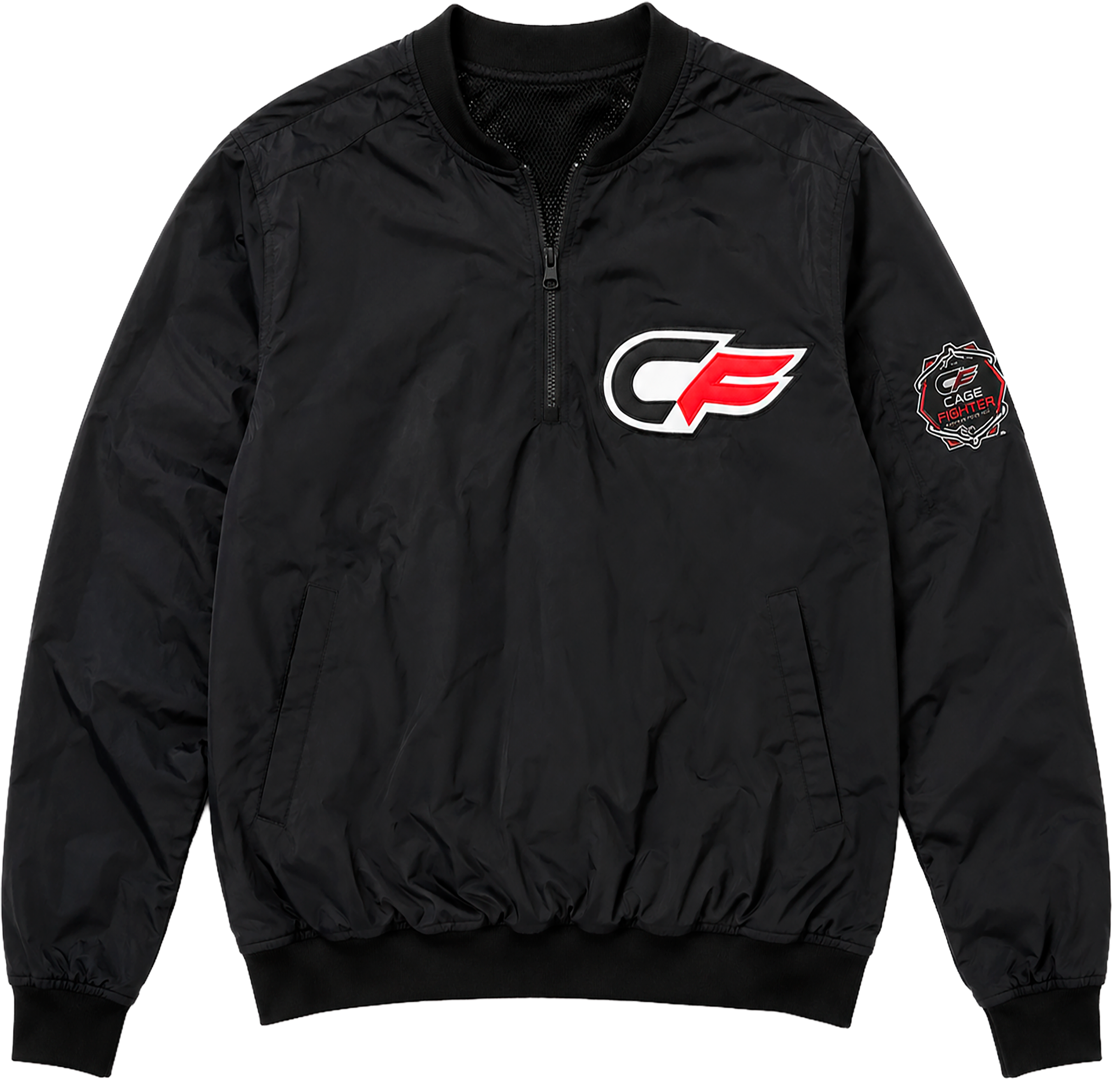 CAGE FIGHTER PULLOVER TRAINING JACKET BLACK - CF01 - Steal Deal