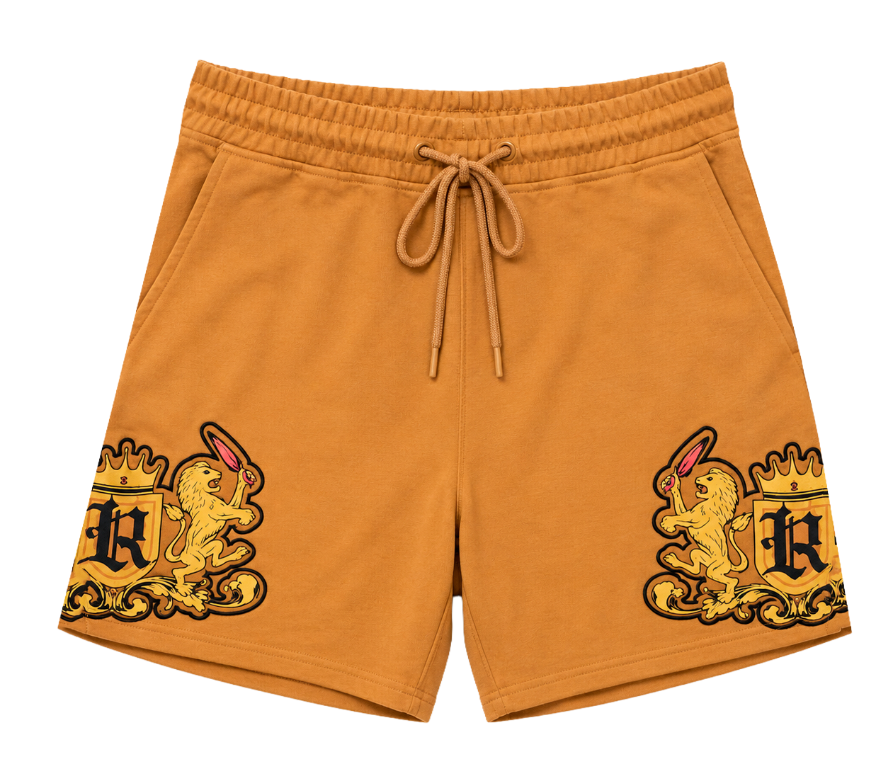 REBEL MINDS NYLON TRACK SHORTS TIMBER - 151-951