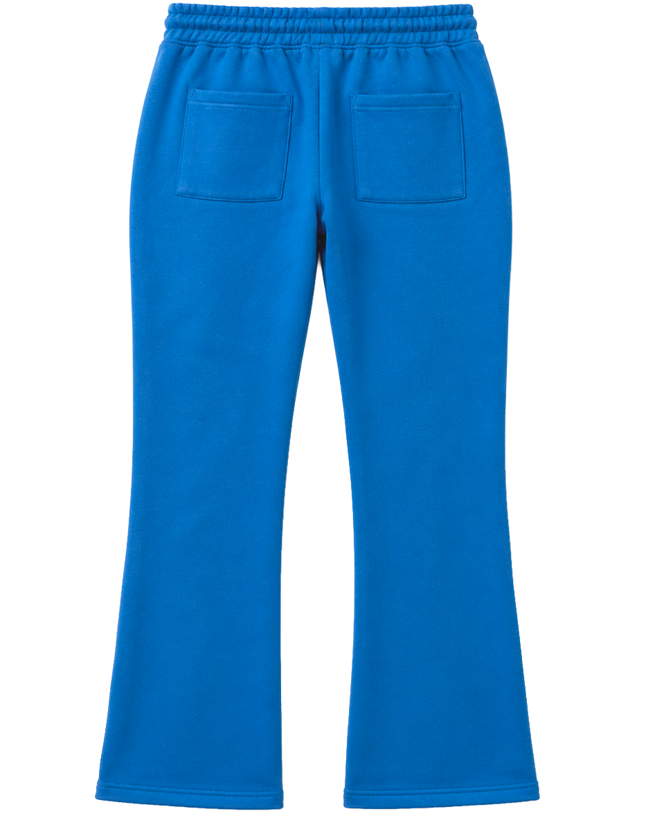 BEZALEL STACKED FLAIR SWEATPANTS NEW BLUE - THORNS