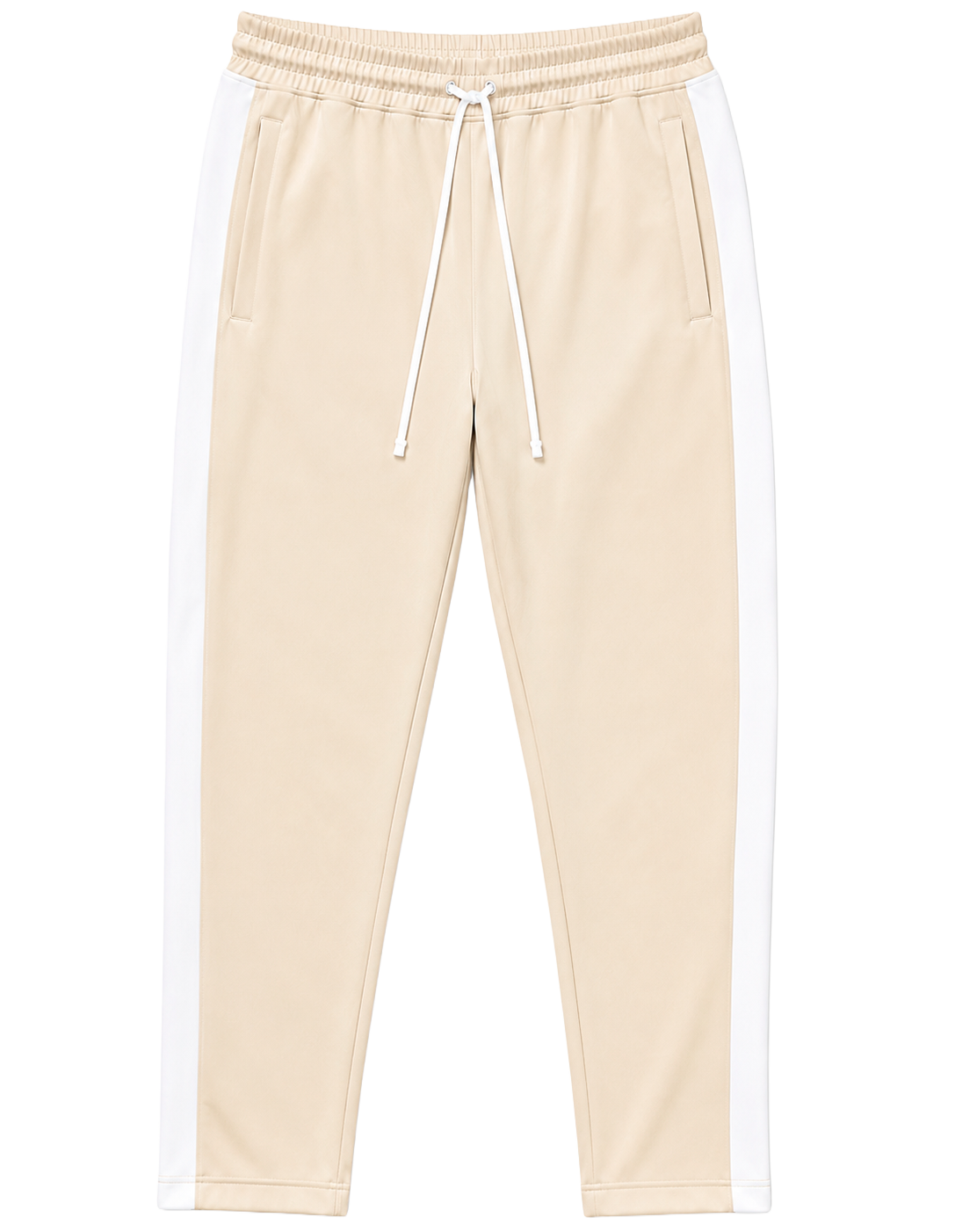 REBEL MINDS TRACK JACKET & PANTS SET OATMEAL - 100-802