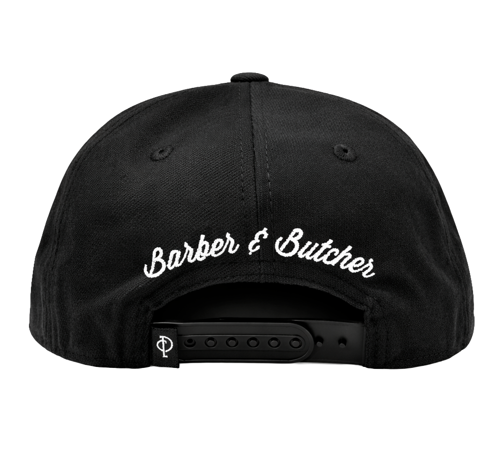 DISTORTED PEOPLE TEAM SNAPBACK HAT BLACK/WHITE - 2532