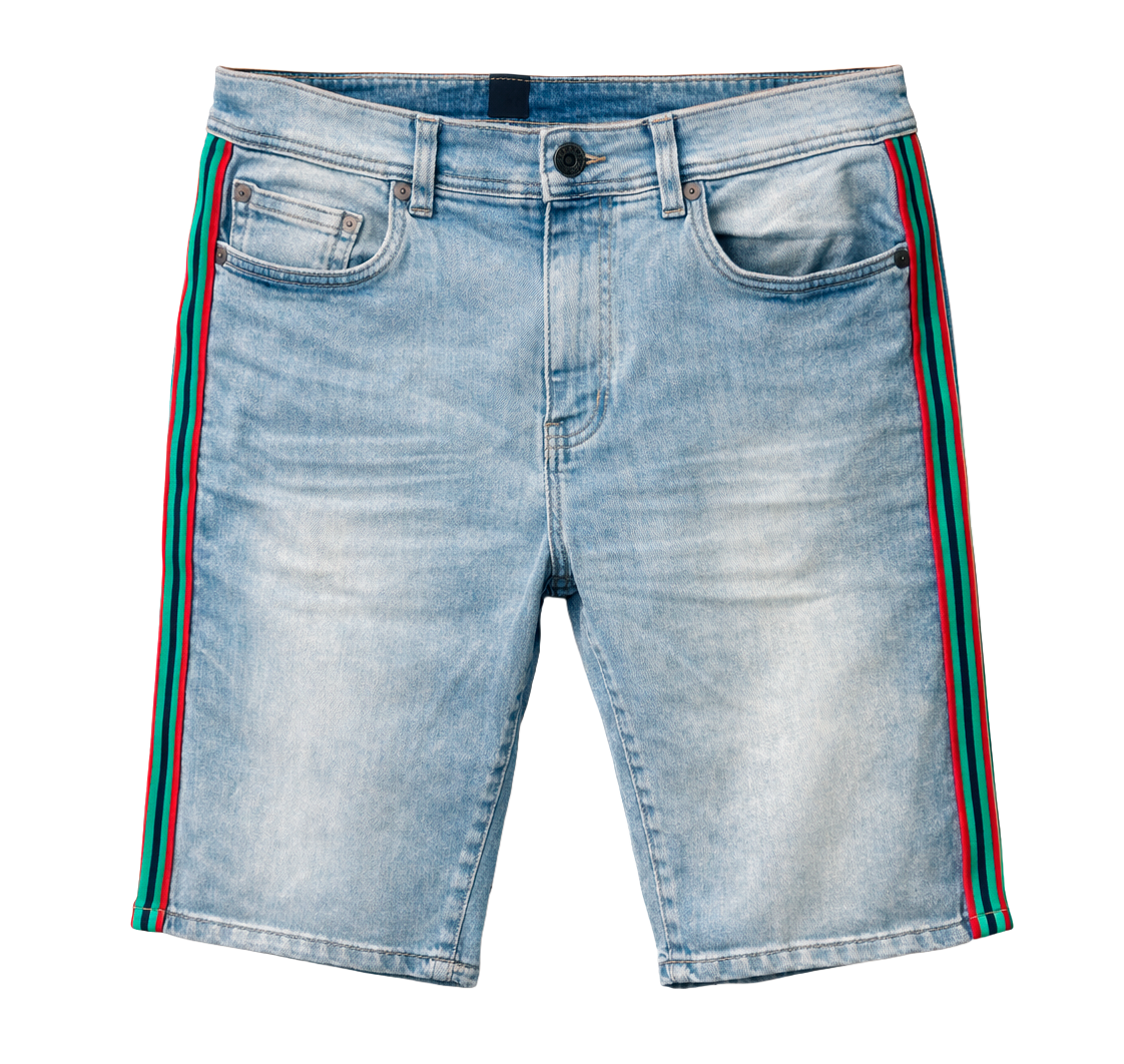 MARC ECKO DENIM SHORTS LT BLUE - ME15D07