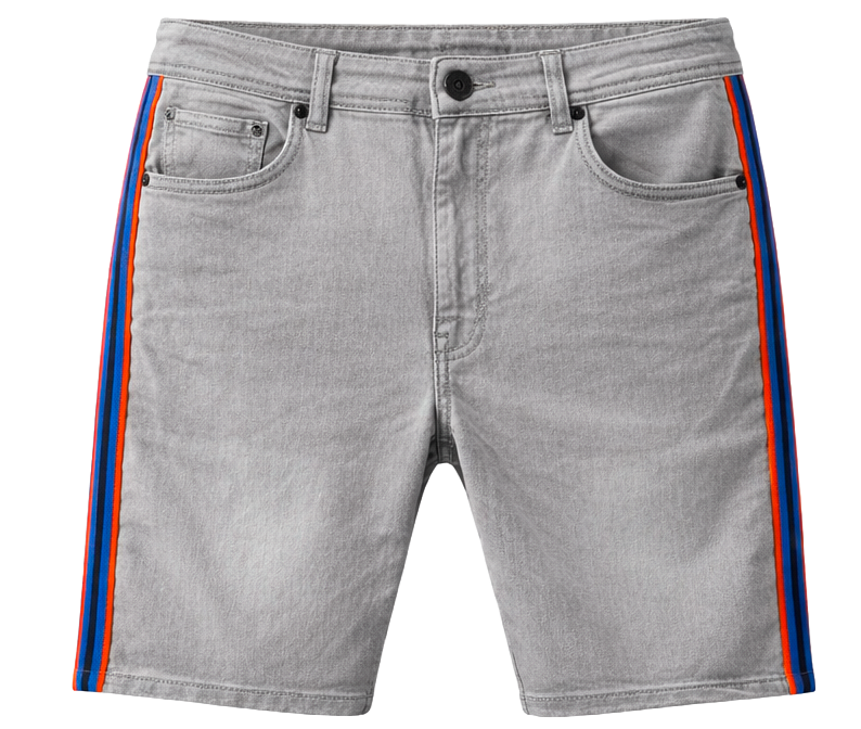 MARC ECKO DENIM SHORTS GREY - ME15D03