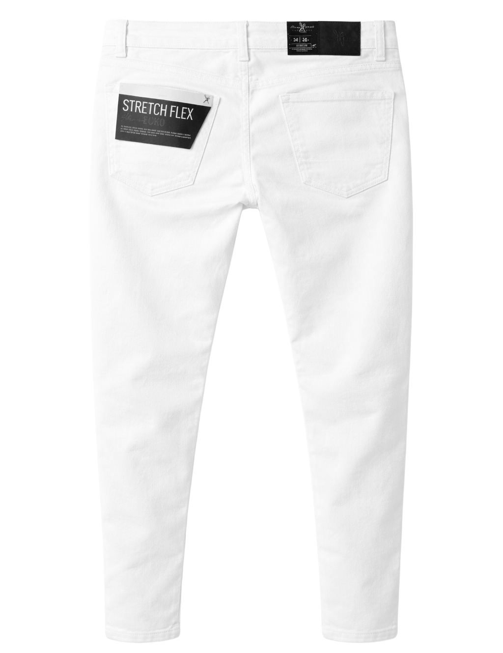 MARC ECKO STRETCH SKINNY JEANS WHITE - MK8D4333