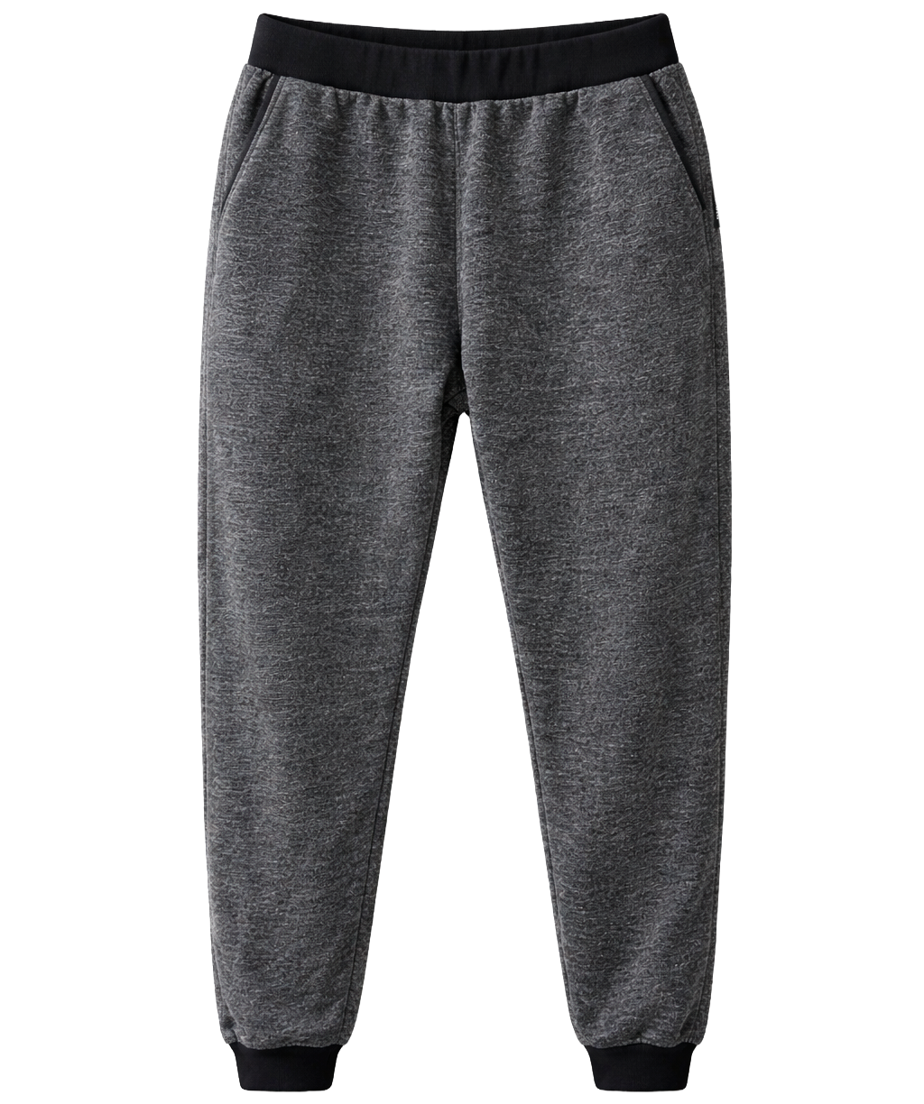 MARX & DUTCH SWEATPANT JOGGER PANTS MARLED BLACK - CT181923BK