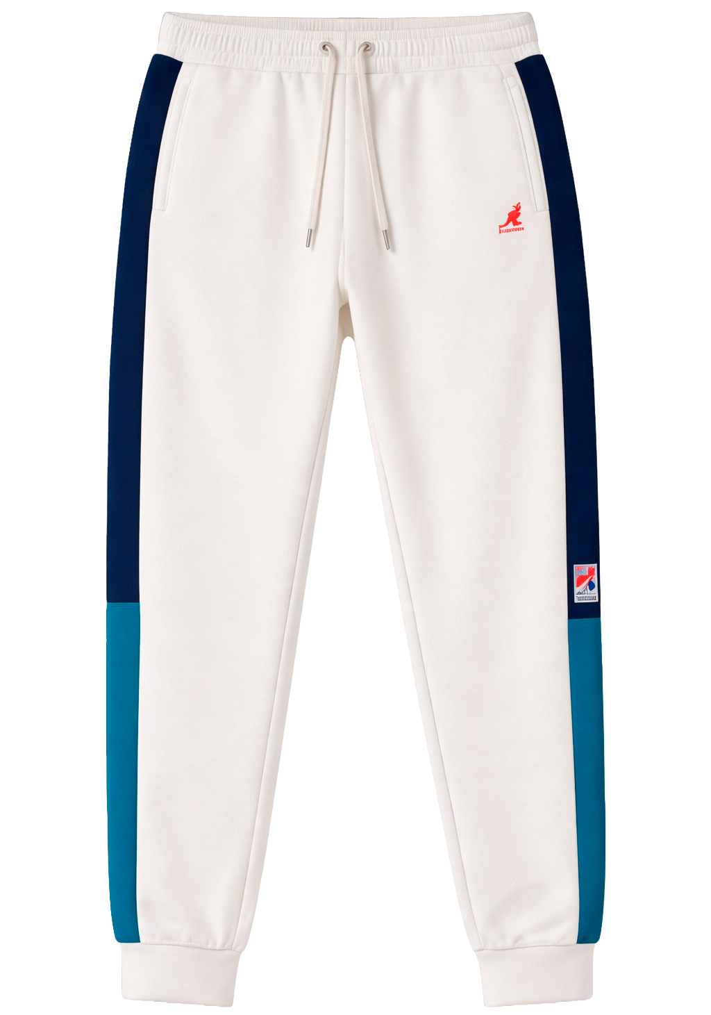 KANGOL RETRO JOGGER PANTS BEIGE COMBO - K9292 - Steal Deal