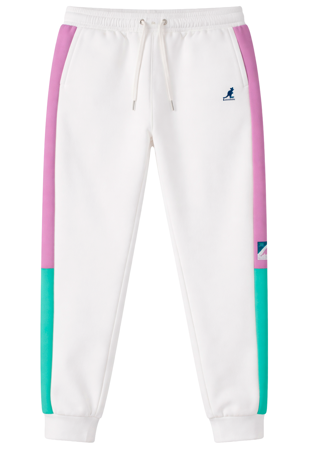 KANGOL RETRO JOGGER PANTS WHITE COMBO - K9292 - Steal Deal