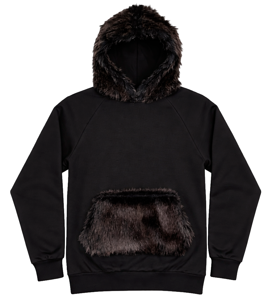 RIFLESSI WOMENS HOODIE BLACK - WJT-72 - Steal Deal