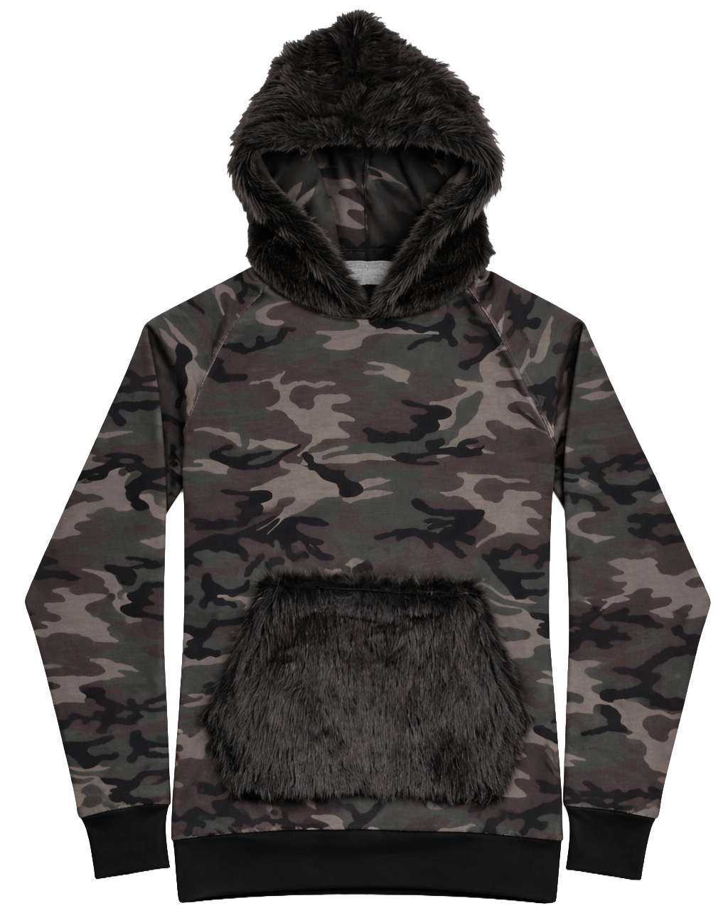 RIFLESSI MENS HOODIE OLIVE CAMO - MJT-72 - Steal Deal