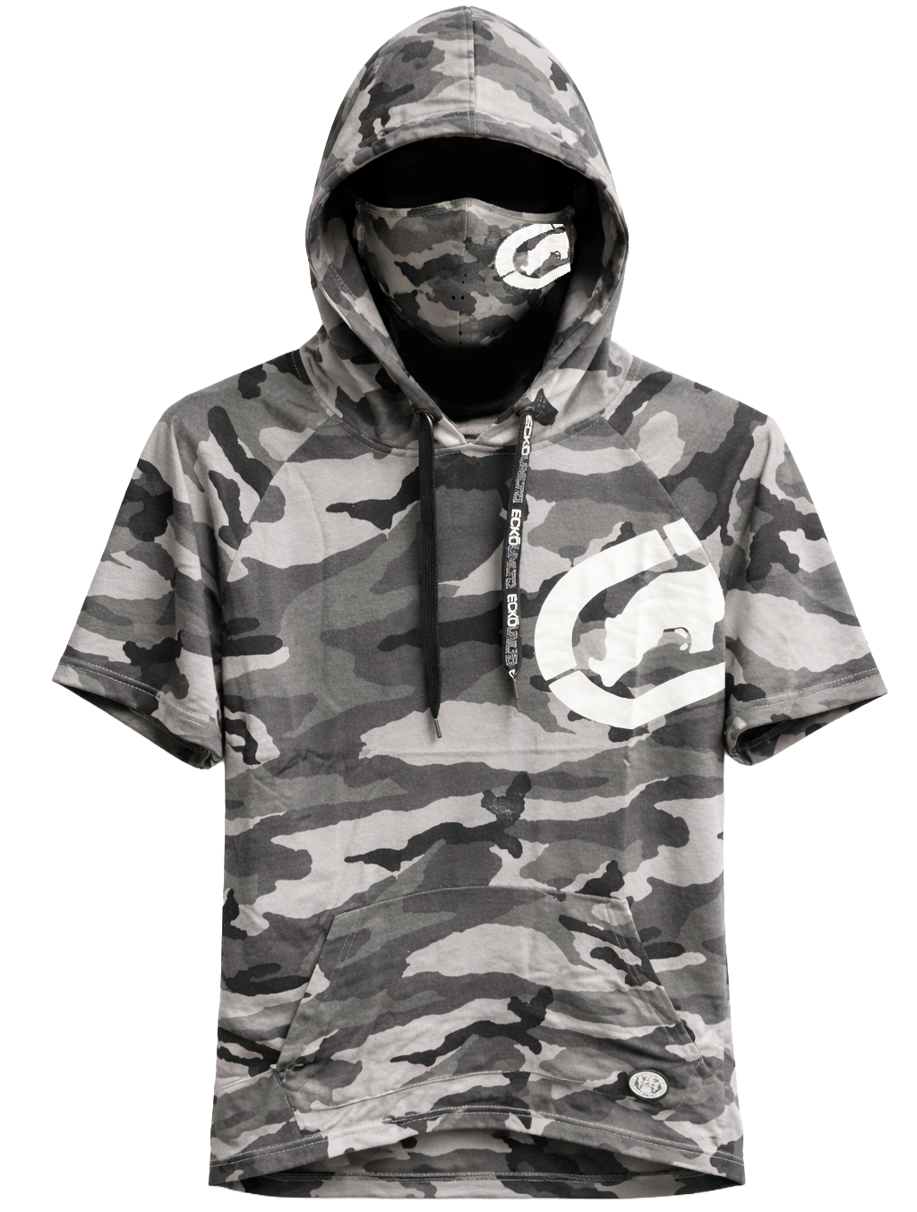 ECKO UNLTD S/S HOODIE & FACE MASK SHIRT STREET CAMO - EO13K638