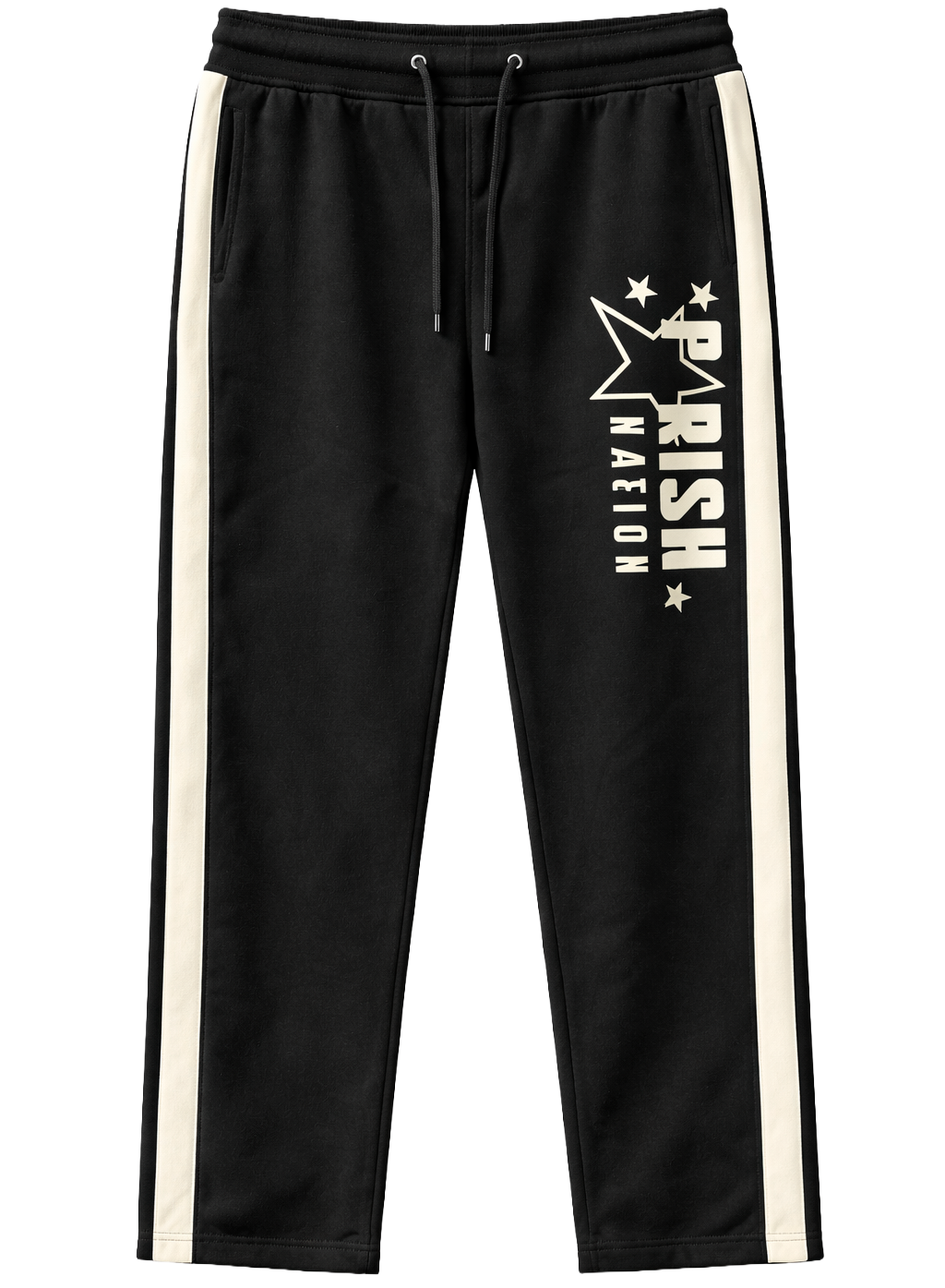 PARISH NATION PLUS SIZE SWEATPANT BLACK - N07B2723