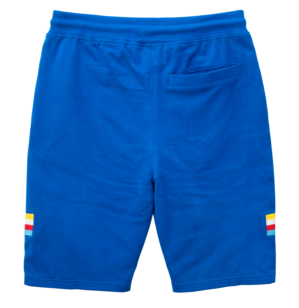 BORN FLY GRAPHIC SWEAT SHORTS ROYAL - B05B2717