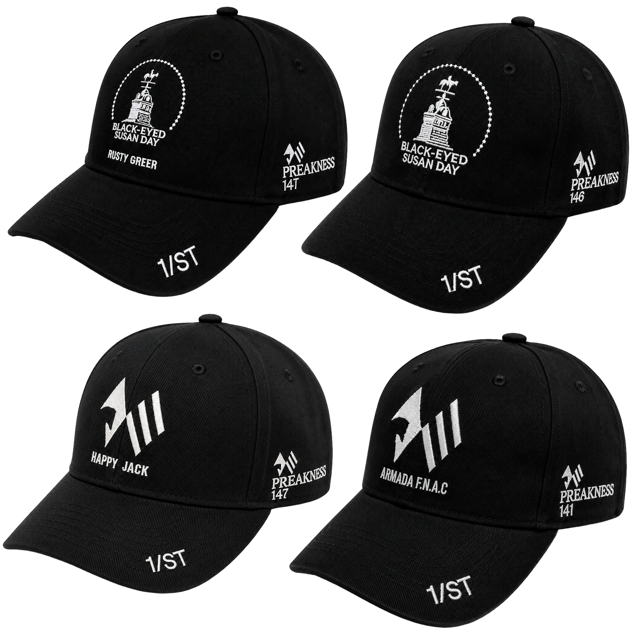 1/ST GULF STREAM PARK ASSORTED DAD HATS BLACK - 1/STHTSA - Steal Deal