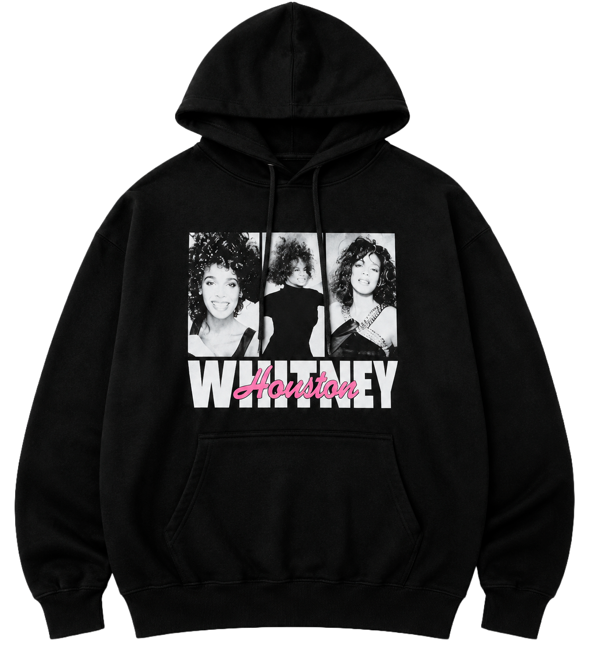 LICENSED MUSIC WHITNEY HOUSTON HOODIE BLACK - WNY1771XH - Steal Deal