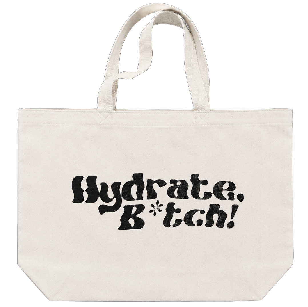 LICENSED HYDRATE TOTE BAG NATURAL - JSTB12 - Steal Deal
