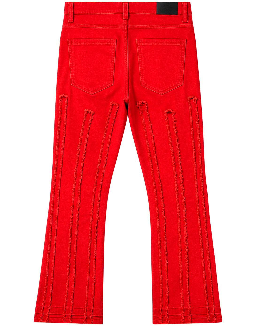 GTL4 STACKED FRAYED JEANS RED - G241A-4509 - Steal Deal