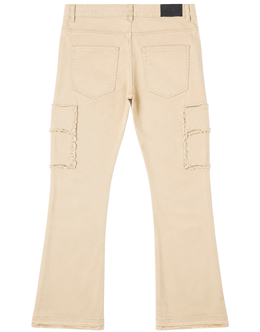 GTL4 STACKED FRAYED JEANS KHAKI - G241A-4508 - Steal Deal