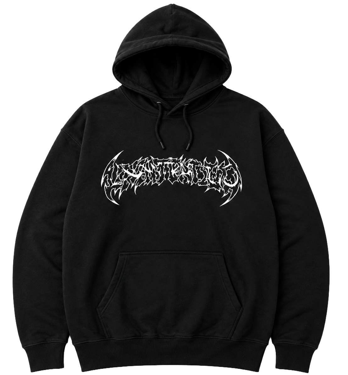 LICENSED UNINTENDED HOODIE BLACK - BAT LOGO - Steal Deal