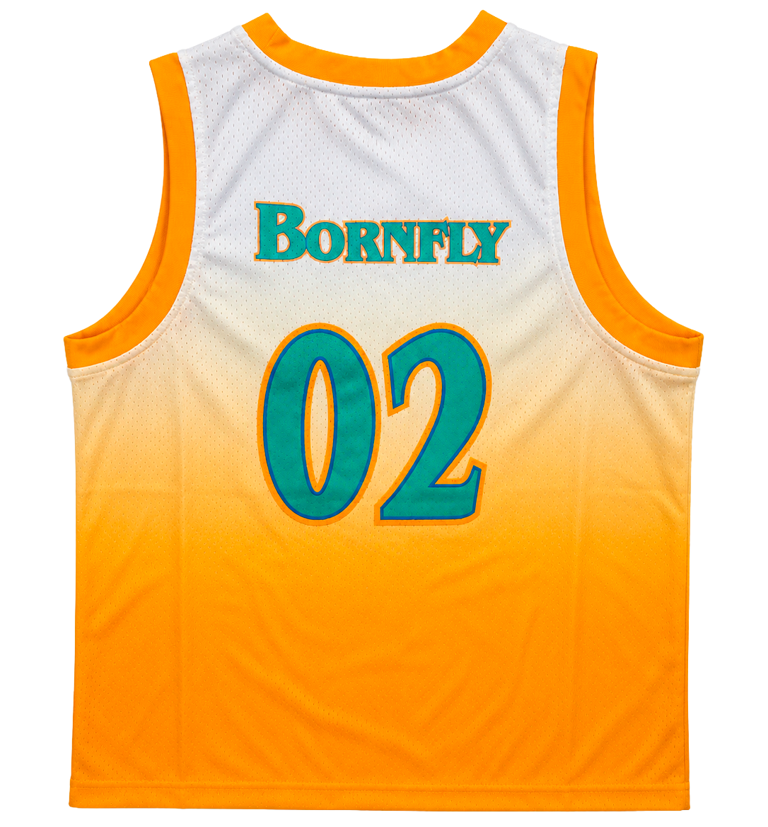 BORN FLY BASKETBALL JERSEY SET ORANGE - B05C3042