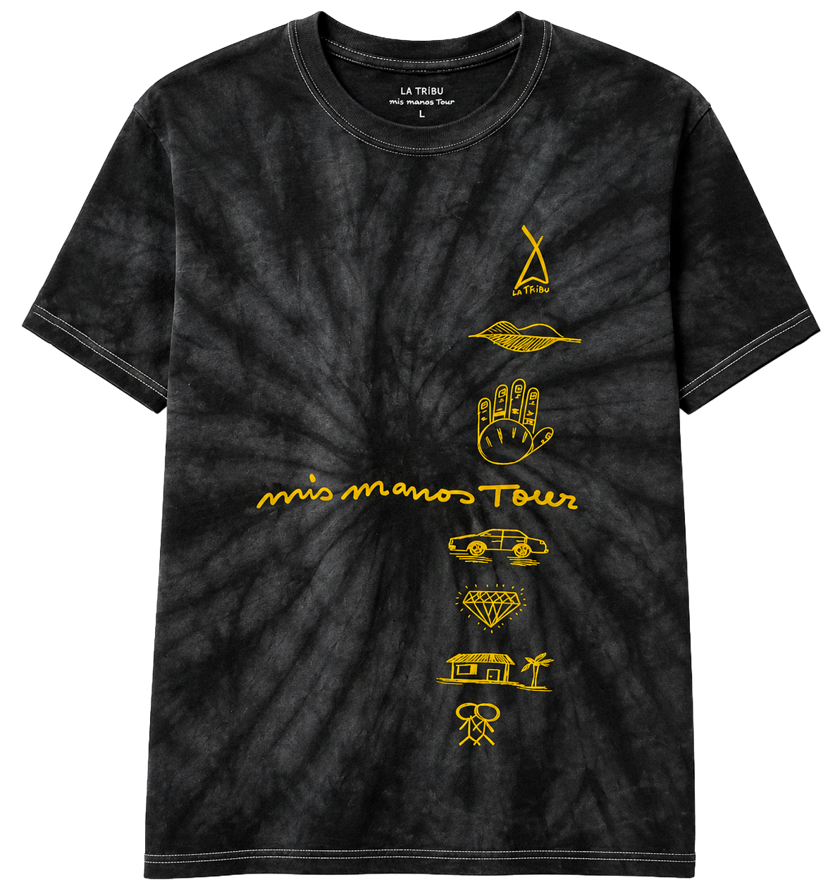 LICENSED MUSIC CAMILLO TOUR T-SHIRT BLACK - CAMILO002 - Steal Deal
