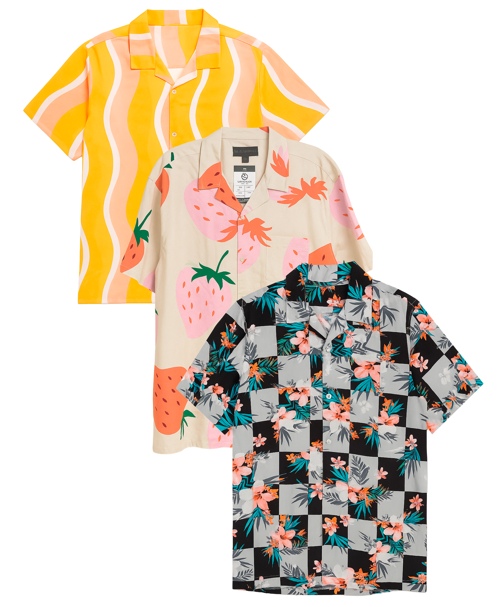 NO BOUNDARIES ASSORTED S/S BUTTON DOWN ASST - NBSSBD01