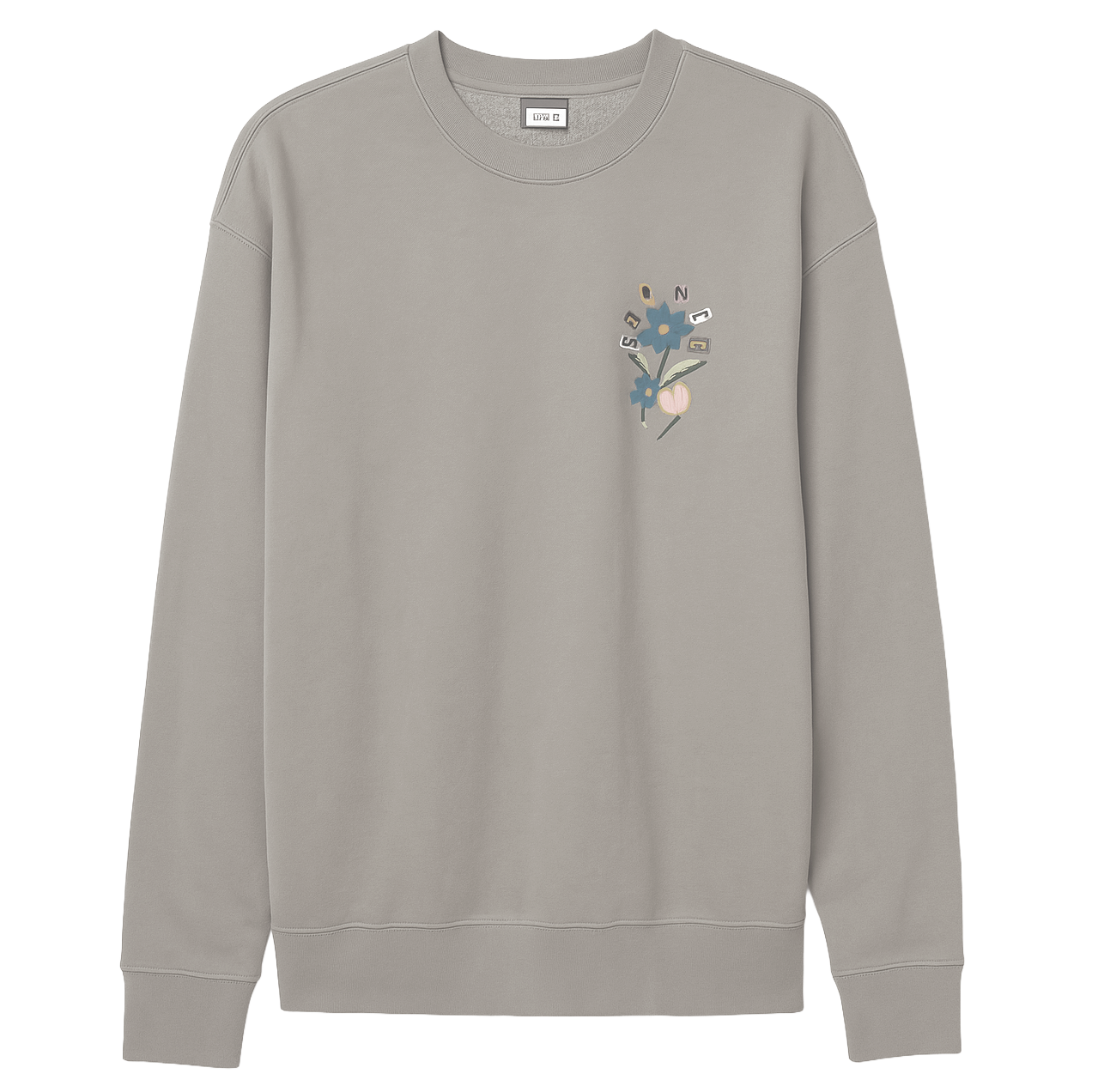 STANCE HARVEST CREWNECK PULLOVER IR CEMENT - ACS1D24HAR