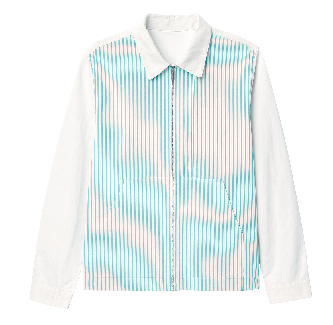 DIAMOND SUPPLY CO TWILL JACKET WHITE/D.BLUE - A20DMTC007