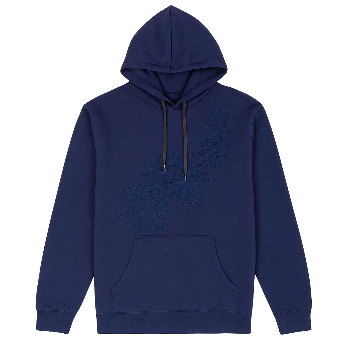 CORDOVA EMBROIDERED HOODIE NAVY - Z14CTF11