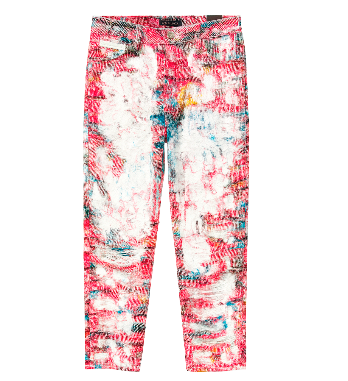 EMBELLISH BORO RELAXED JEANS MULTI - EMBF24-026