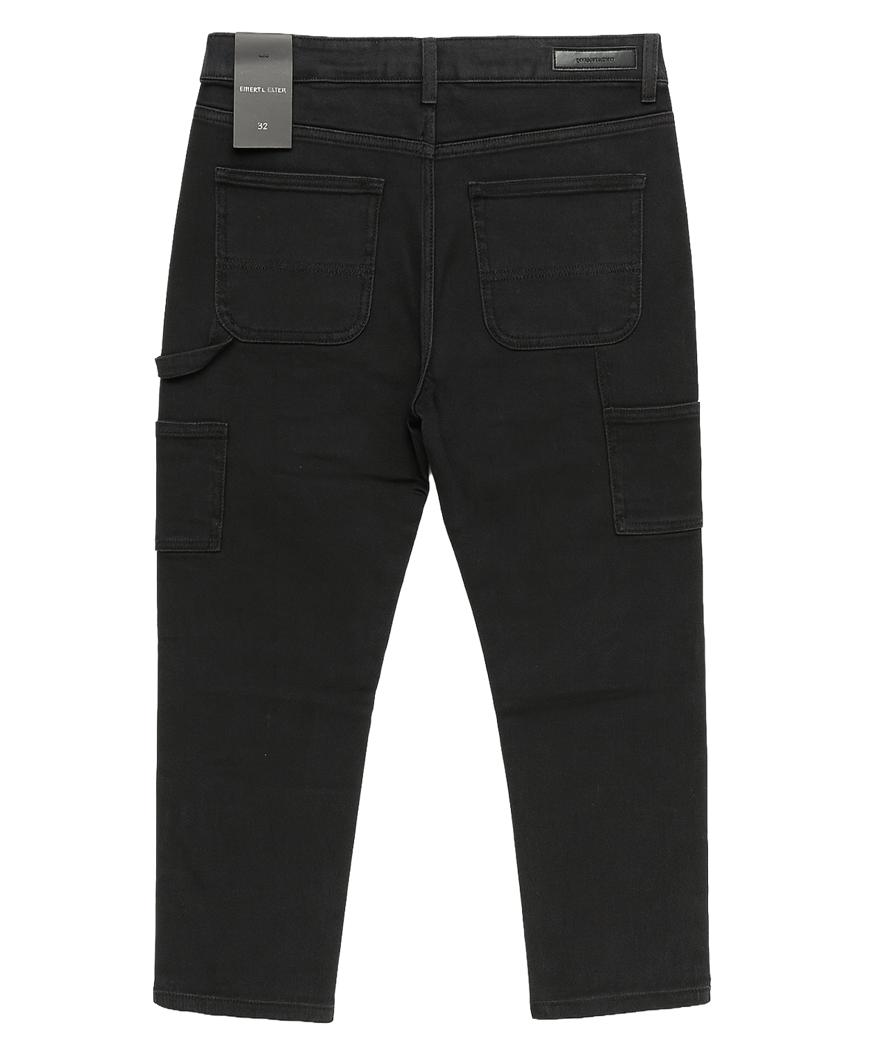 EMBELLISH RELAXED CARPENTER JEANS BLACK - EMBHOL124-029