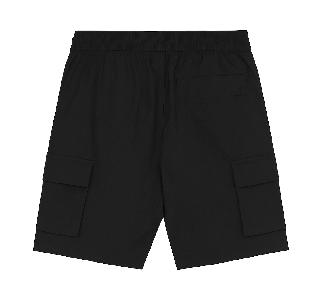 CRYSP NYLON CARGO SHORTS BLACK - CRYSPSUM24-009