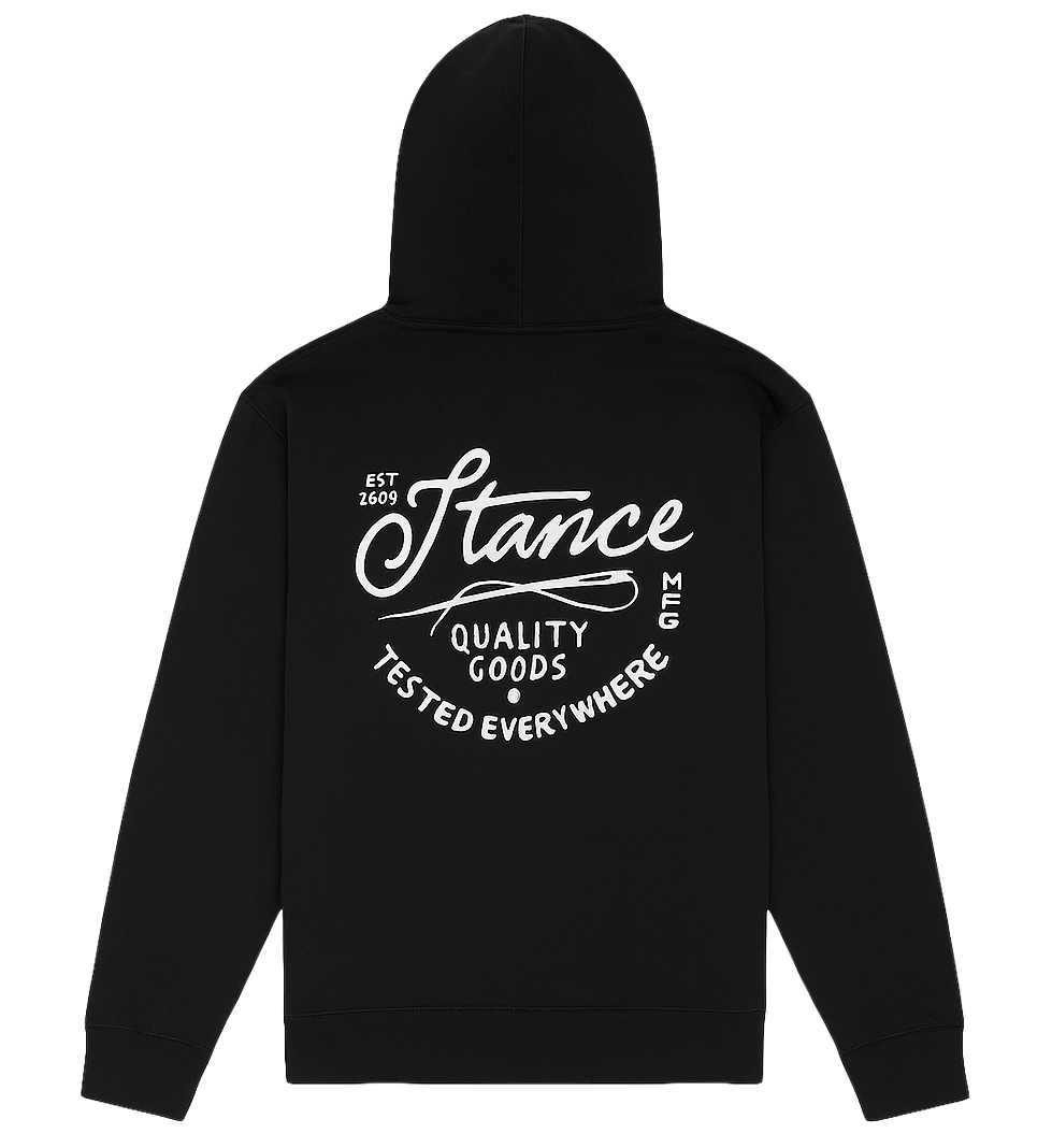 STANCE STANDARD ISSUE HOODIE BLACK - AFH1A25STA