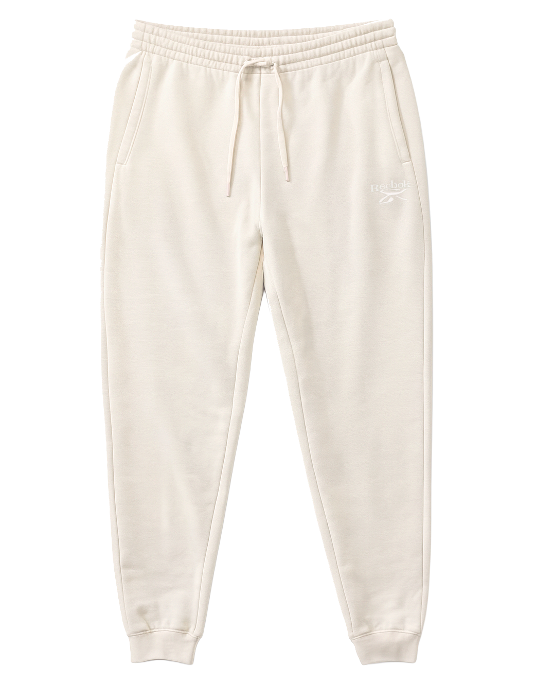 REEBOK FLEECE SWEATPANT JOGGER PANTS BEIGE - RBJGR25