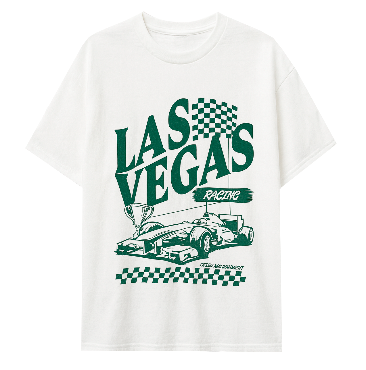 MELROSE PLACE GRAPHIC T-SHIRT WHITE - LAS VEGAS