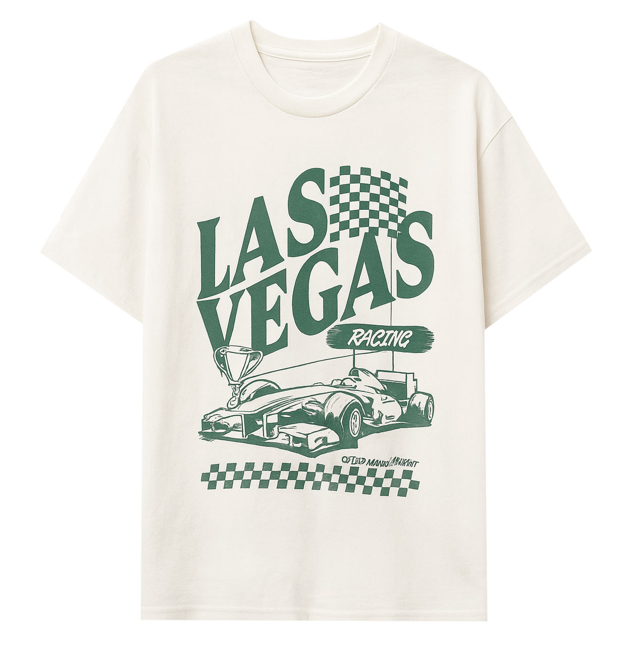 MELROSE PLACE GRAPHIC T-SHIRT NATURAL - LAS VEGAS