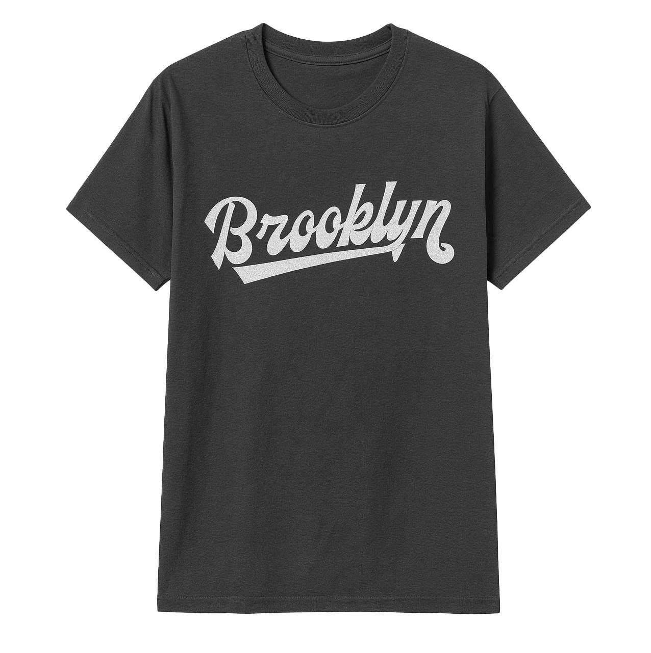 MELROSE PLACE GRAPHIC T-SHIRT CHARCOAL - BROOKLYN